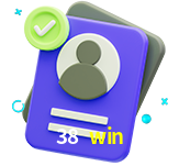 Tornar-se um membro do 38 win é muito simples