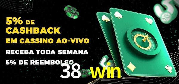 Promoções do cassino ao Vivo 38 win